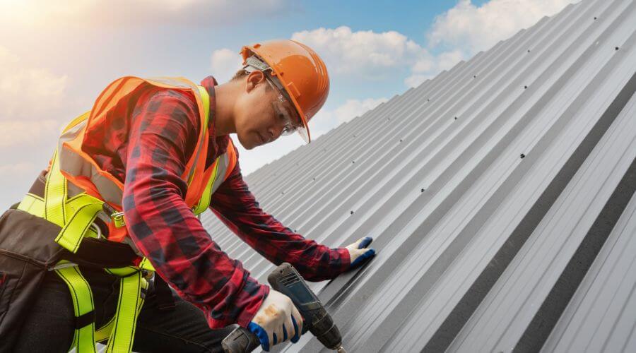 Professional metal roof installation in Amityville, NY